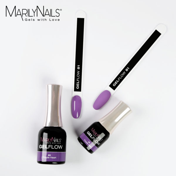 MarilyNails Gelflow - 81 Purple heart