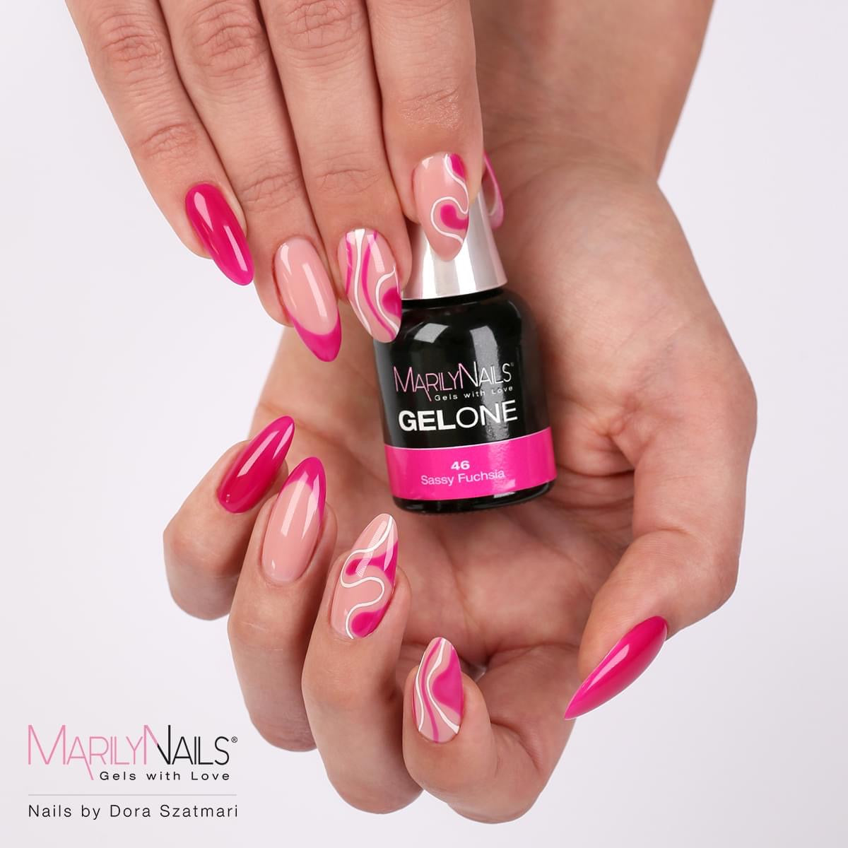 MarilyNails GelOne - 46 Sassy fuchsia