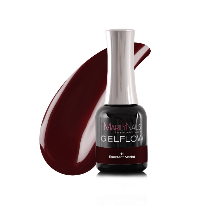 MarilyNails GelFlow - 11 Excellent merlot