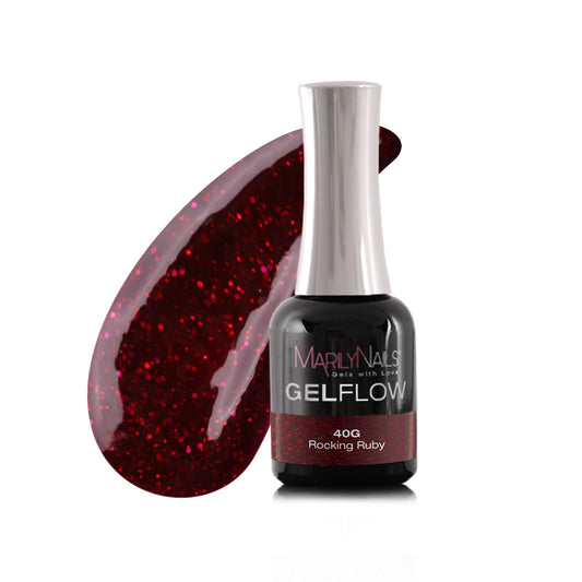 MarilyNails GelFlow - 40g Rocking Ruby