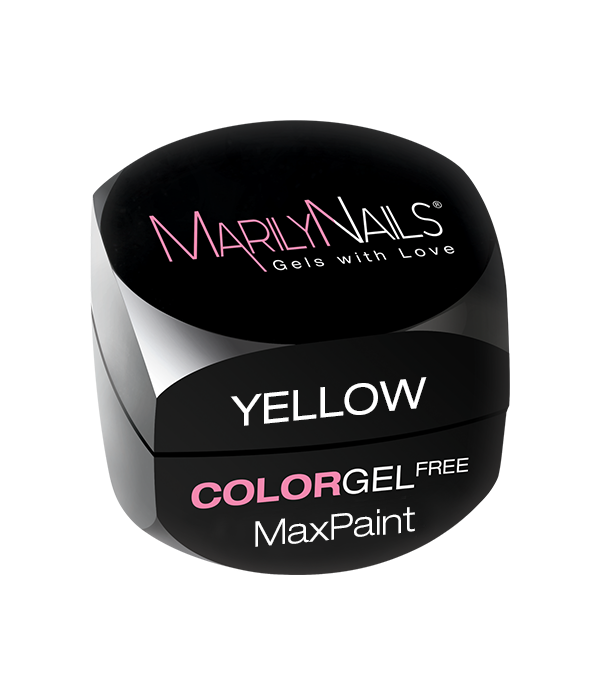 MarilyNails MaxPaint color gel - Yellow