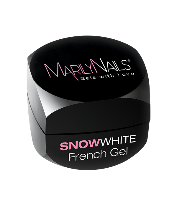 MarilyNails Snowwhite French gel